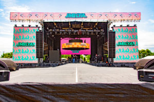 JMBLYA music festival hip hop trap event production audio visual onstage systems texas festival