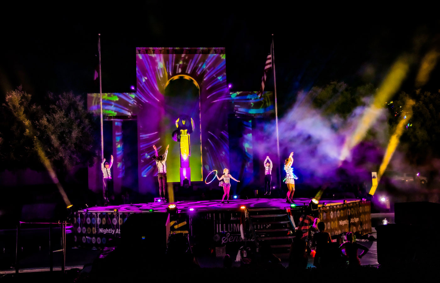 Stage design, lighting, audio visual production for the State Fair of Texas by Onstage Systems
