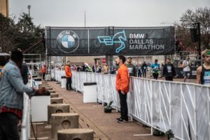 Onstage Systems providing audio, visual, and staging solutions for the BMW Dallas Marathon
