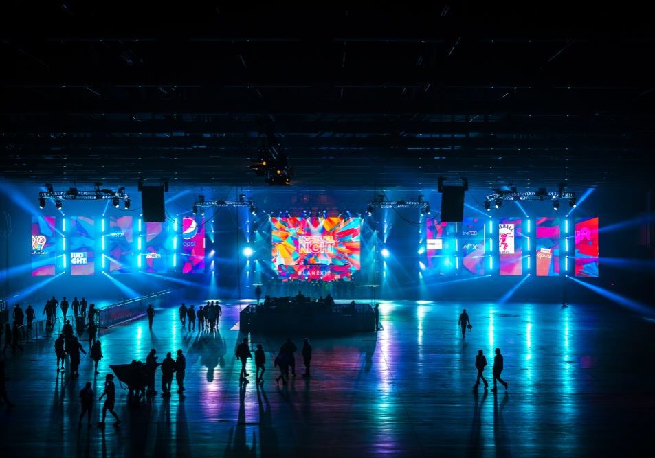 indoor led display, rental and set up by onstage systems